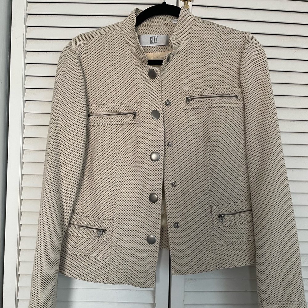 DKNY tan jacket/blazer